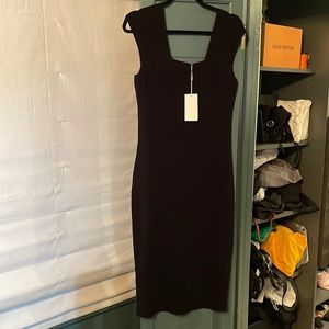 NWT Hugo Boss Black Midi Dress